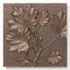 10243 Cast Aluminum Maple Leaf Tile - Antique Copper - Oak Park Home & Hardware