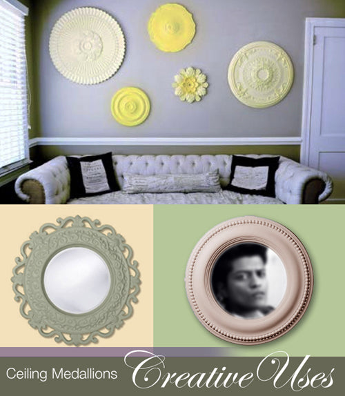 Creative Uses With Ceiling Medallions - Home Decorating Ideas