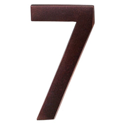 4 Inch Brass Architectural Numbers in 4 Finishes