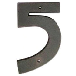 Cast Bronze Numbers in the Craftsman Style