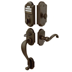 Electronic Tubular Lock Grip Entry Sets - Cast Bronze