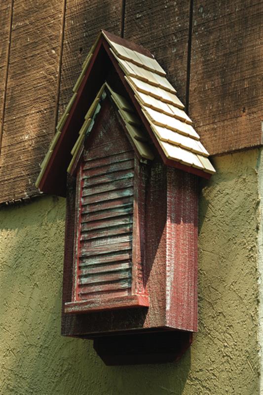 Victorian Bat House - Red Whitewash - Oak Park Home & Hardware