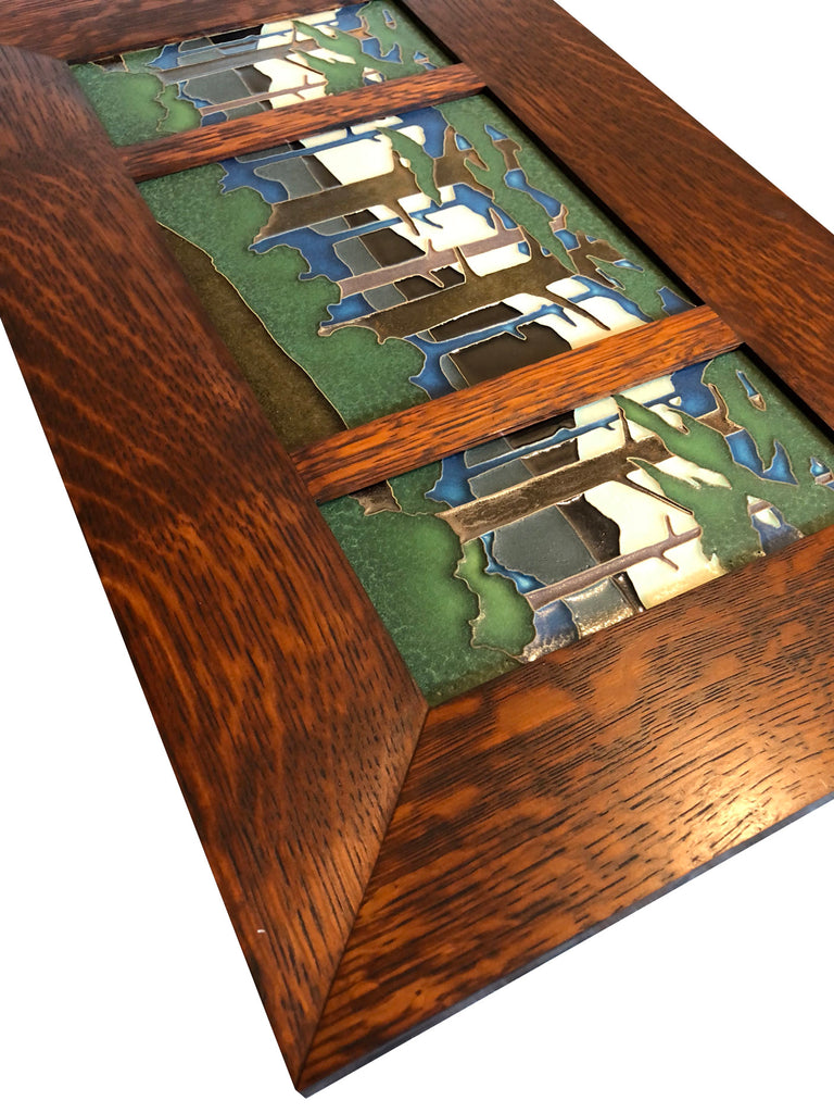 Motawi Framed 7820 4x8-8x8 Pine Landscape Trio - Oak Park Home & Hardware