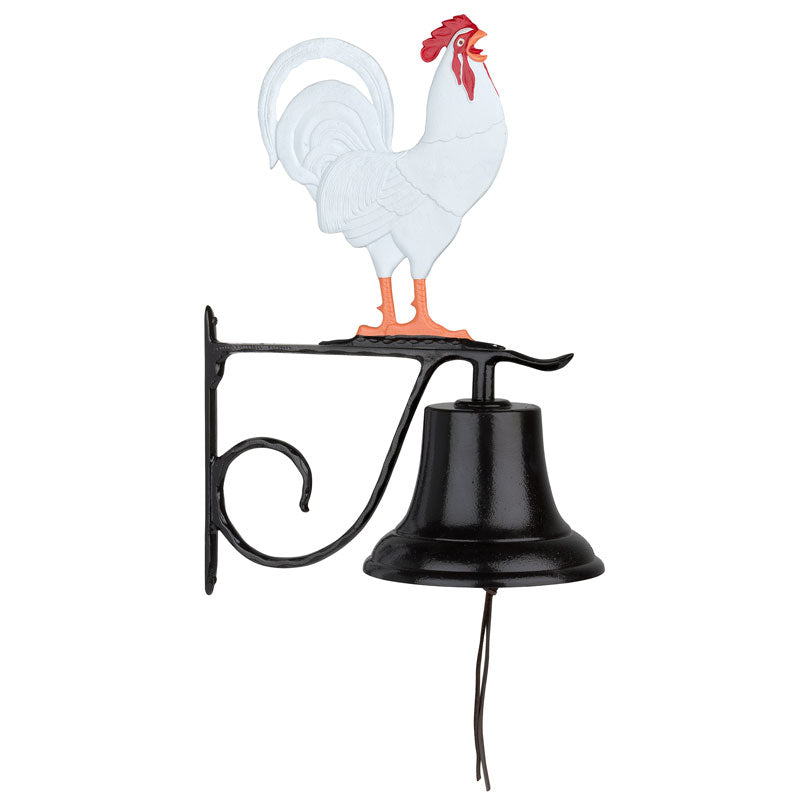 03994 Bell with Rooster Ornament - Color - Oak Park Home & Hardware