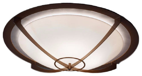 0480-18-MB-OA-03 Synergy 18 Inch Ceiling Fixture - Oak Park Home & Hardware