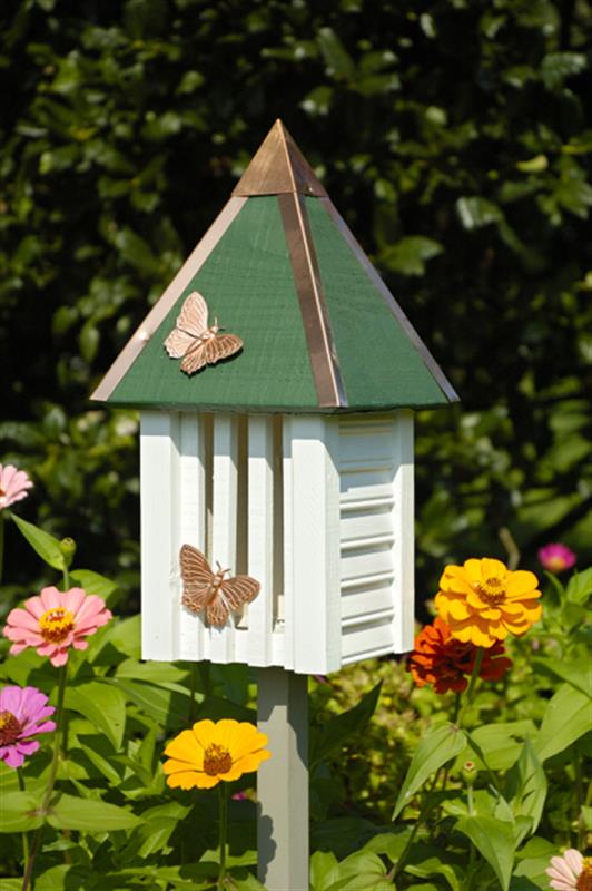Flutterbye Butterfly House - White - Oak Park Home & Hardware