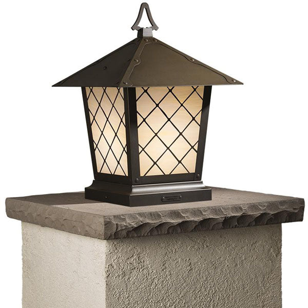 1026-6 Spring Street Column Mount Lantern - Oak Park Home & Hardware