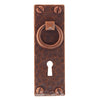 1029-AC Gustav Stickley Cabinet Door Pull With Round Ring - Oak Park Home & Hardware