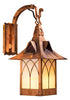 1043-8 Bridgeview Wall Mount Lantern - Hooked Arm - Oak Park Home & Hardware