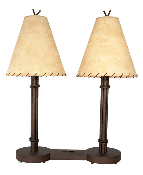 Hospitality Table Lamp - LAPAZ - DOUBLE - Oak Park Home & Hardware