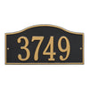 1120 Rolling Hills Standard Wall Address Plaque - 1 Line - Oak Park Home & Hardware
