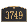 1175 Cape Charles Standard Wall Address Plaque - 1 Line - Oak Park Home & Hardware