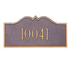 1183 Hillsboro Standard Wall Address Plaque - 1 Line - Oak Park Home & Hardware