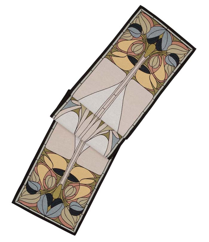1191O Art Nouveau Floral 76 Inch Table Runner - Original - Oak Park Home & Hardware