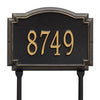 1292 Williamsburg Standard Lawn Address Plaque - 1 Line - Oak Park Home & Hardware