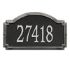 1294 Williamsburg Estate Wall Address Plaque - 1 Line - Oak Park Home & Hardware