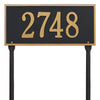 1324 Hartford Standard Lawn Address Plaque - 1 Line - Oak Park Home & Hardware