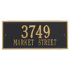 1325 Hartford Estate Wall Address Plaque - 2 Line - Oak Park Home & Hardware