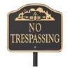 14131 No Trespassing Sign - Wall or Lawn Mount - Oak Park Home & Hardware