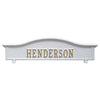 1416WG Personalized Two Sided Topper - White/Gold - Oak Park Home & Hardware