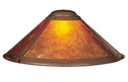 14 Inch Mica and Copper Lamp Shade - Oak Park Home & Hardware