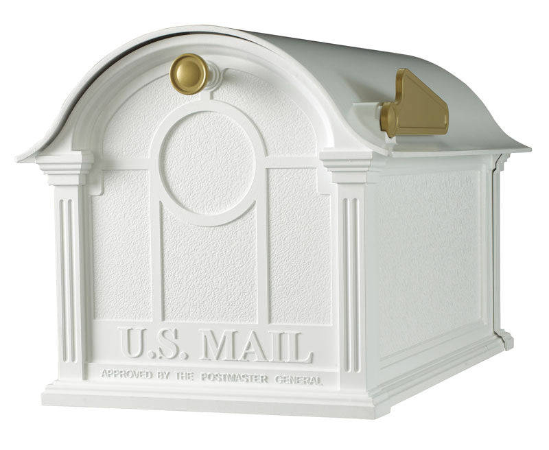 16231 Balmoral Mailbox - White - Oak Park Home & Hardware