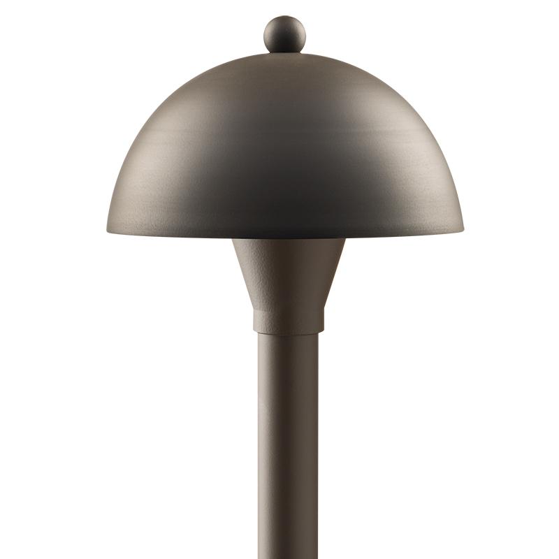1632-PCBZ 6-Inch Dome Pathway Light with Powder Coat Bronze finish - Oak Park Home & Hardware