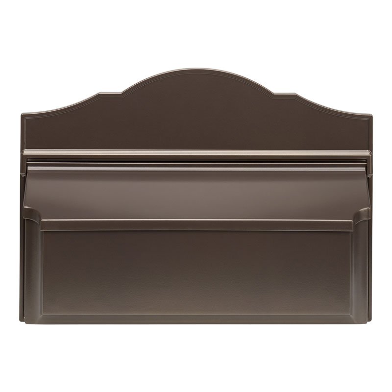 16601 Cast Aluminum Colonial Mailbox - Bronze - No House Numbers - Oak Park Home & Hardware