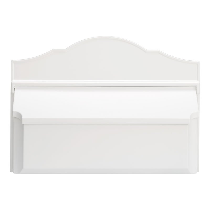 16602 Cast Aluminum Colonial Mailbox - White - No House Numbers - Oak Park Home & Hardware