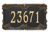 1716 Leroux Extra Grande Address Plaque - 1 Line - Oak Park Home & Hardware