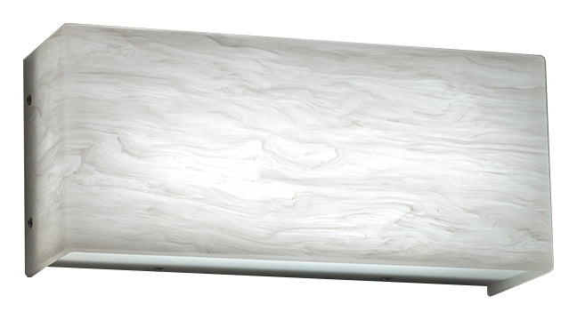 17388-WS-04 Basics Wall Sconce - White Swirl Acrylic - Oak Park Home & Hardware