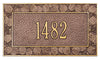 1850 Aspen Standard Wall Address Plaque - 1 Line - Oak Park Home & Hardware