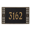 1891 Boston Standard Wall Address Plaque - 1 Line - Oak Park Home & Hardware