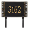 1894 Boston Standard Lawn Address Plaque - 1 Line - Oak Park Home & Hardware