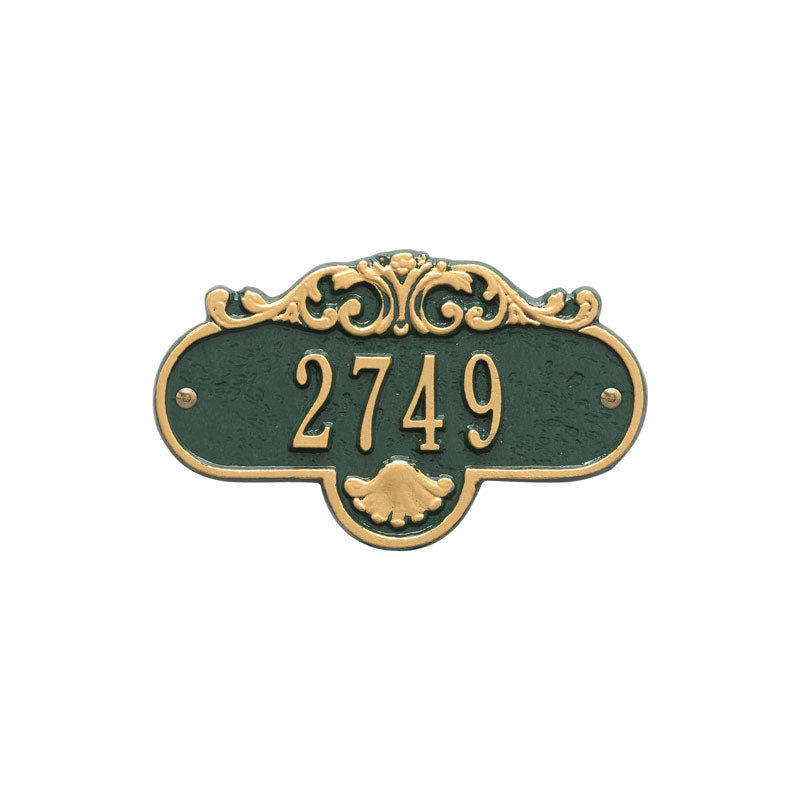2020 Rochelle Petite Wall Address Plaque - 1 Line - Oak Park Home & Hardware