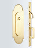 2045 Emtek Brass Pocket Door #8 Mortise Lock - Privacy - Oak Park Home & Hardware