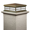 2103-61-W14 Montecito Shallow Column Mount - Window 14 Overlay - Oak Park Home & Hardware