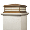 2104-61-W14 Montecito Shallow Column Mount - Window 14 Overlay - Oak Park Home & Hardware