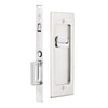 2115 Emtek Modern Rectangular Pocket Door Mortise Lock - Privacy - Oak Park Home & Hardware