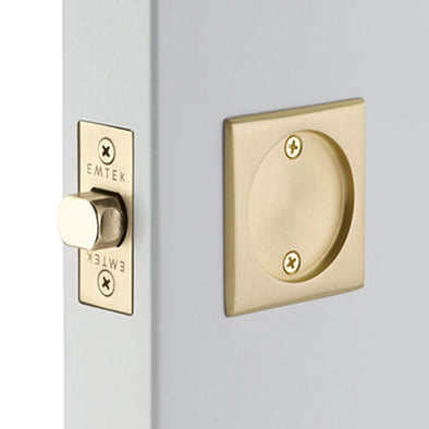 2134 Square Pocket Door Tubular Lock - Passage - Oak Park Home & Hardware