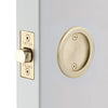 2144 Round Pocket Door Tubular Lock - Passage - Oak Park Home & Hardware