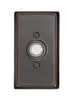 Emtek 2403 Brass Rectangular Doorbell - Oak Park Home & Hardware