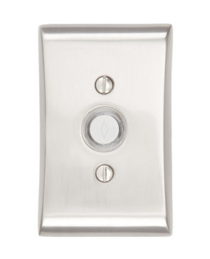 Emtek 2460 Brass Neos Doorbell - Oak Park Home & Hardware