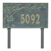 2520 Spring Blossom Estate Lawn Address Plaque - 1 Line - Oak Park Home & Hardware