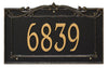 2850 Sheridan Extra Grande Address Plaque - 1 Line - Oak Park Home & Hardware