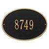 2922 Hawthorne Oval Standard Wall Address Plaque - 1 Line - Oak Park Home & Hardware