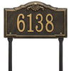 2956 Gatewood Standard Lawn Address Plaque - 1 Line - Oak Park Home & Hardware