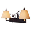 2978-55-DBL Swing Arm Lamp - Double - Moose - Oak Park Home & Hardware