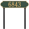 2995 Richmond Estate Lawn Address Plaque - 1 Line - Oak Park Home & Hardware