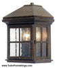 8″ Wide Myles Lantern Wall Sconce | 153913 - Oak Park Home & Hardware